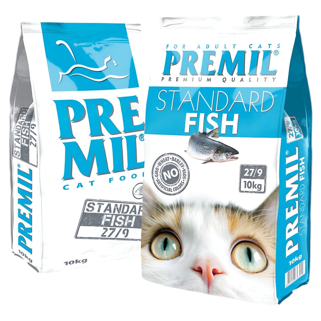 PREMIL Standard Гранули со Риба [Вреќа 10кг]