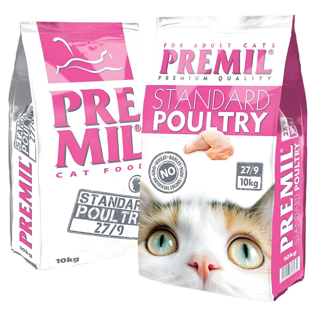 PREMIL Standard Гранули со Пилешко [Вреќа 10кг]
