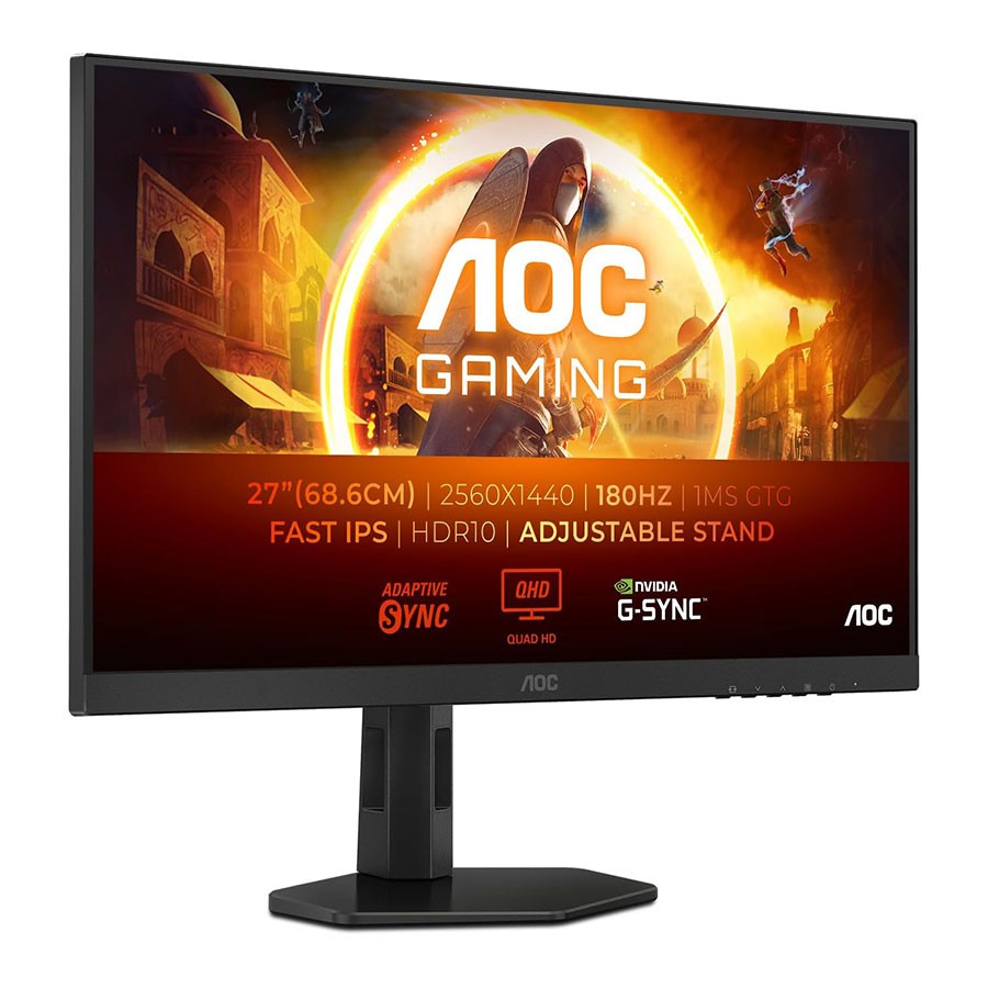 AOC Гејмерски монитор Q27G4XF 27″ 180Hz 0.5ms IPS QHD Gaming Monitor