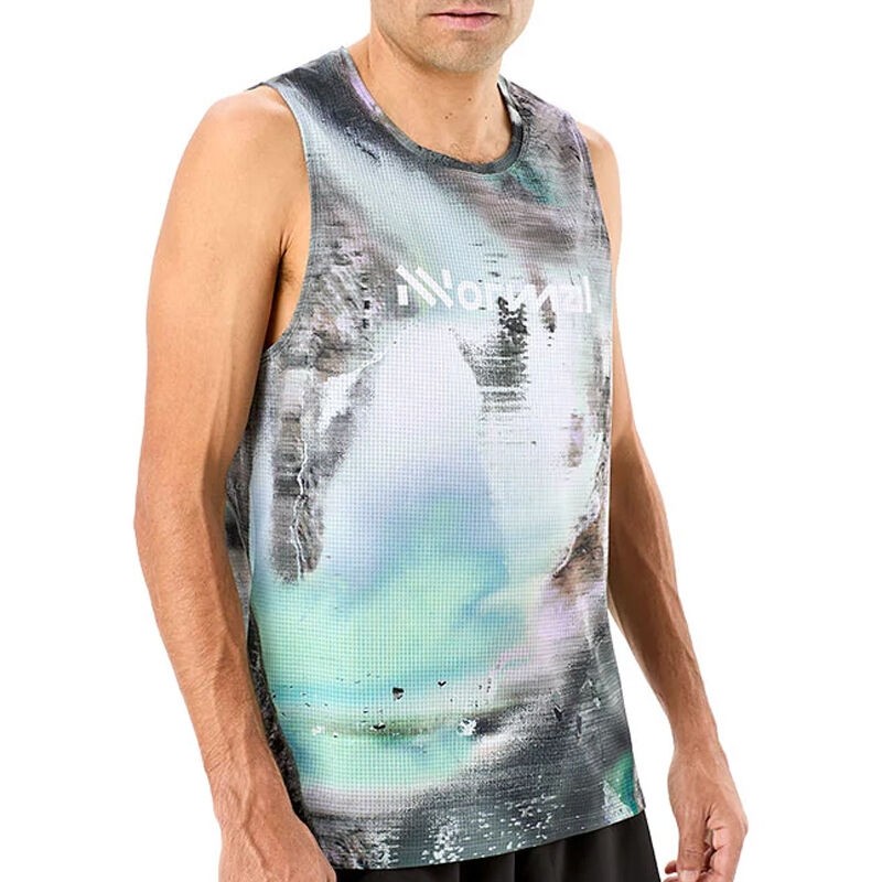 NNORMAL Машка Маица RACE TANK NATURE AL PRINT