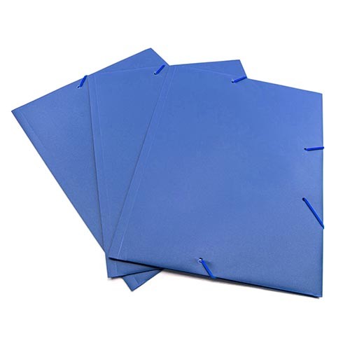 BG OFFICE Папка, со Ластик, Пвц, Сина