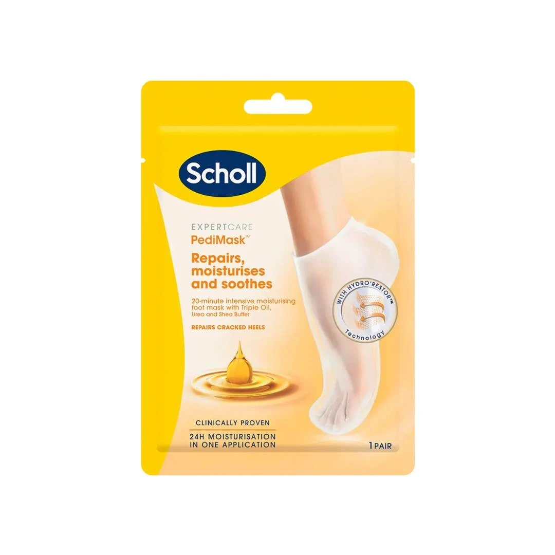 SCHOLL Маска за стапала во чорапи, 3 вида масло