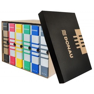 PBS Кутија за чување документи, 363x545x317мм,  Donau, 7666301FSC-02, Кафеава