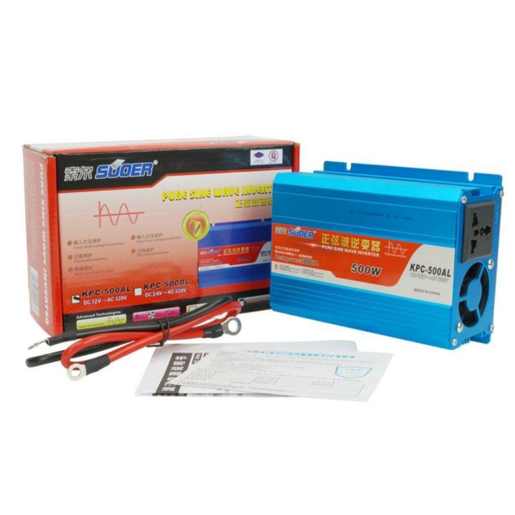 Alfa Electric Инвертер 12V DC → 230V AC 250W, права синусоида KPC-500AL