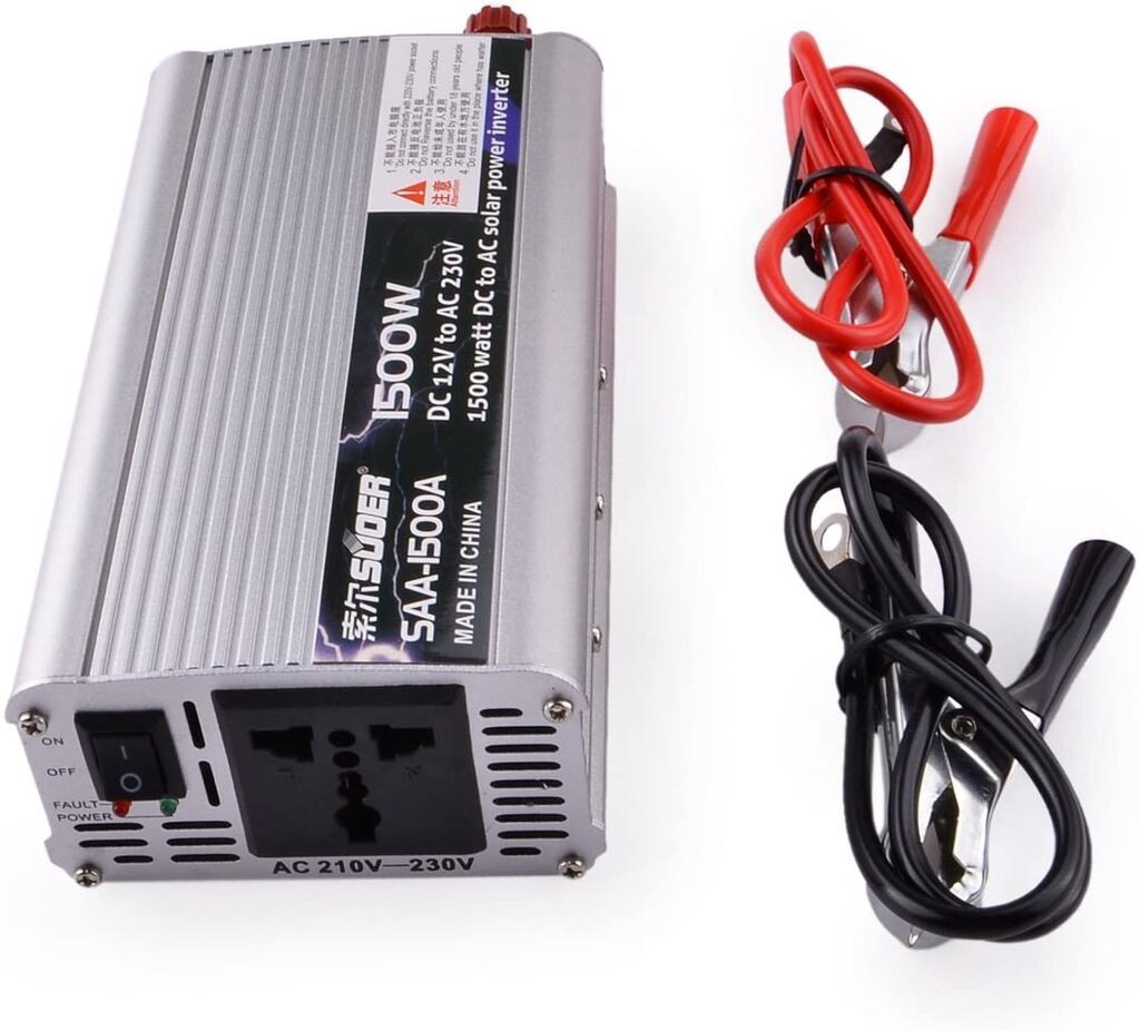 Alfa Electric Инвертер 12V DC на 230V AC, 750W апроксимирана синусоида  SAA-1500A