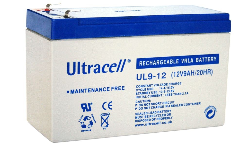Ultracell Акумулатор 12V 9Ah  UL9-12