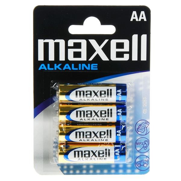 Maxell Алкална батерија AA 4 парчиња блистер  LR6