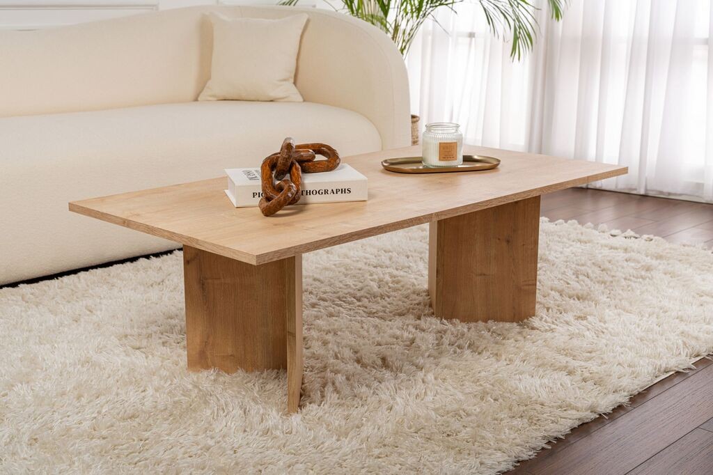 Маса Hanah Home Club Sabin, 119x40x60 см, боја на даб