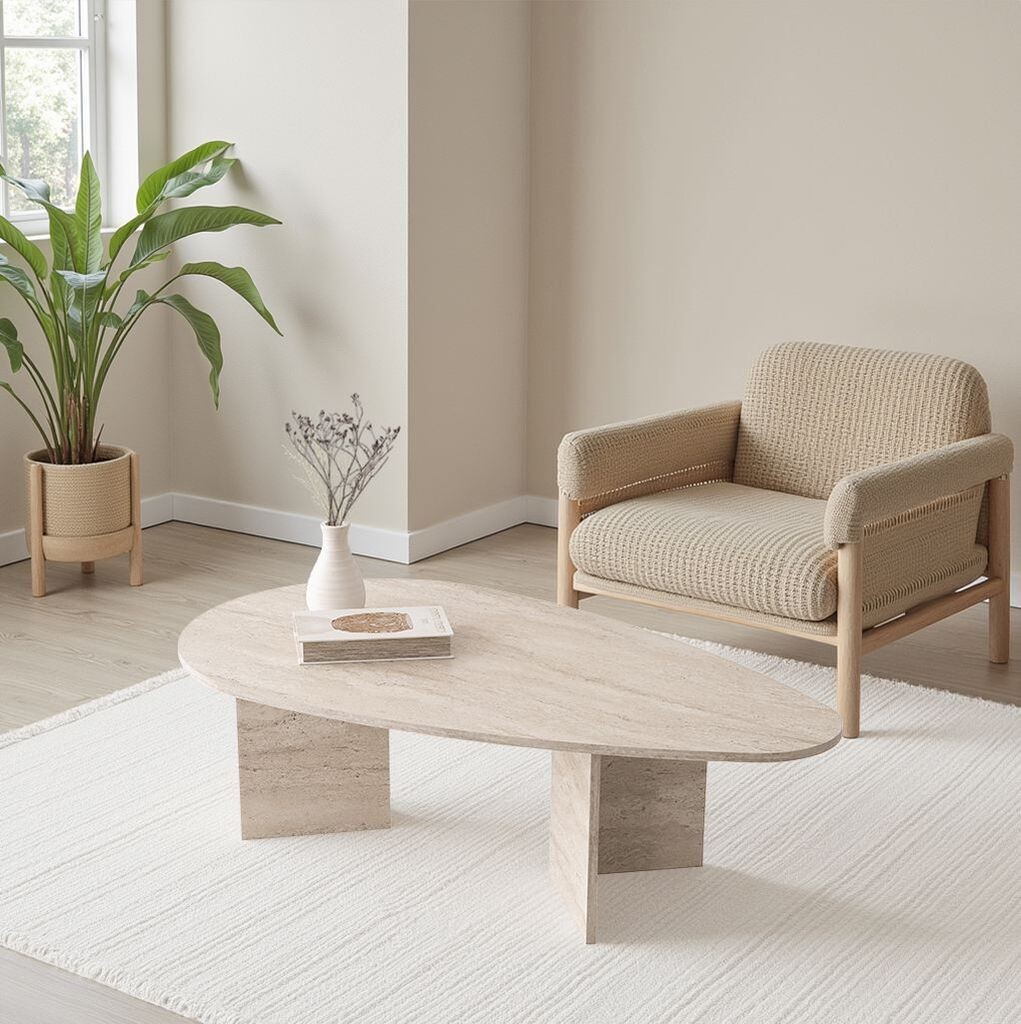 Маса Hanah Home Club Flap-9542, 139,5x42x79,5 см, крем боја