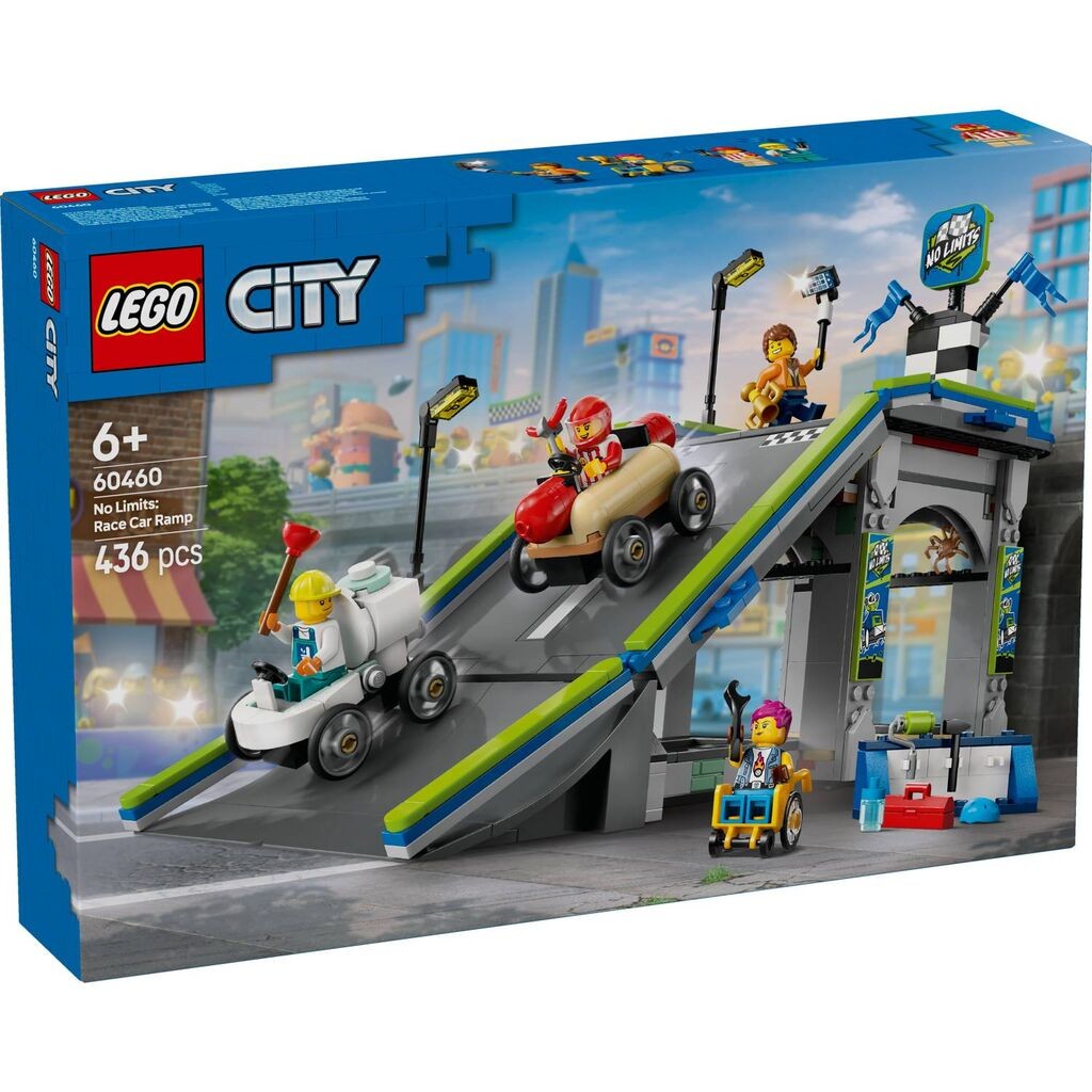 LEGO City No Limits: Рампа за тркачки автомобили 60460