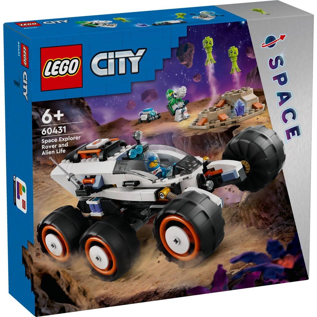 Lego® Коцки City 60431 Истражувачки ровер и вселенски живот