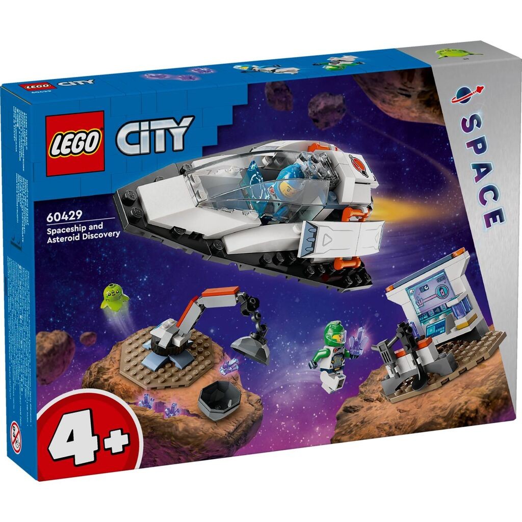 LEGO® CITY 60429 Вселенски брод и откривање астероид