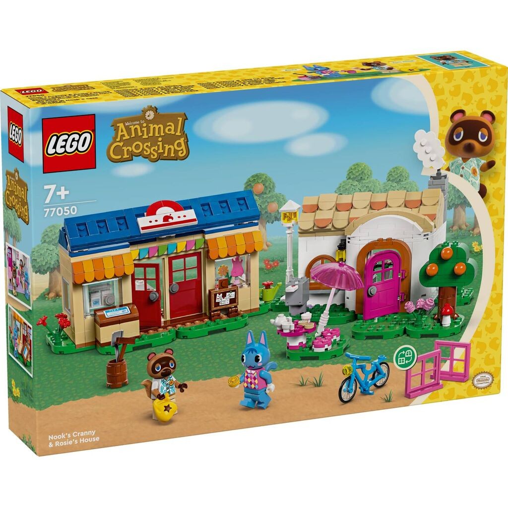 LEGO Animal Crossing Продавницата на Нак и куќата на Роуз 77050