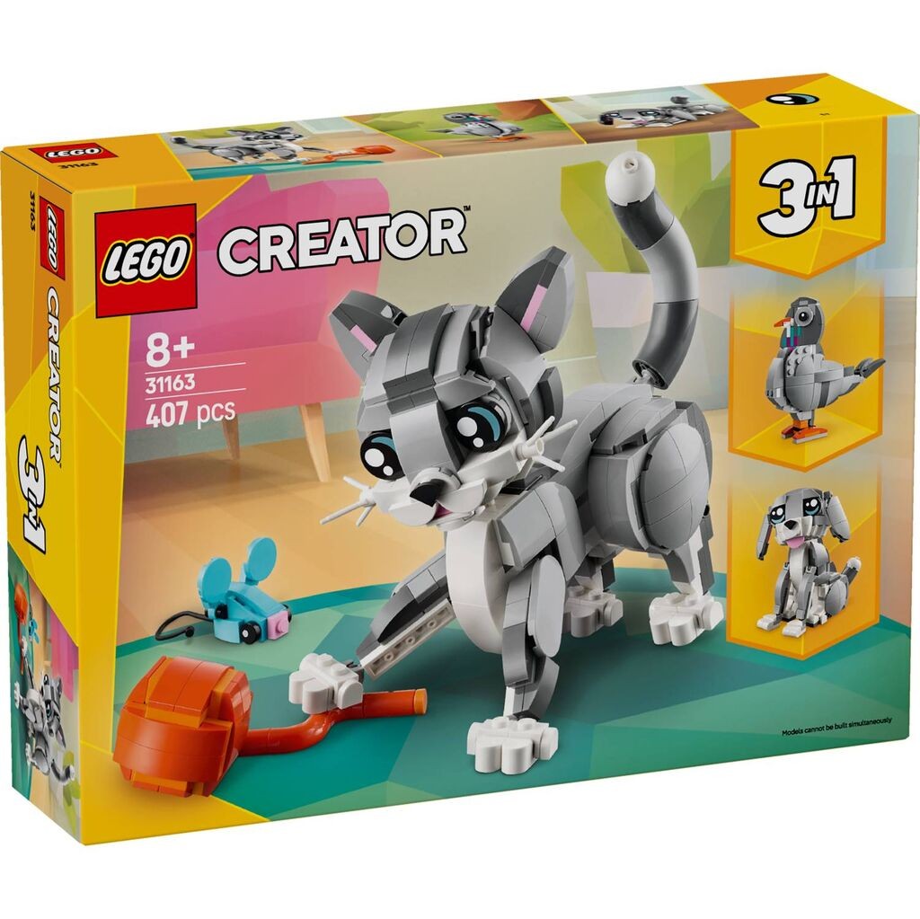 LEGO Creator 3во1 Разиграна мачка 31163