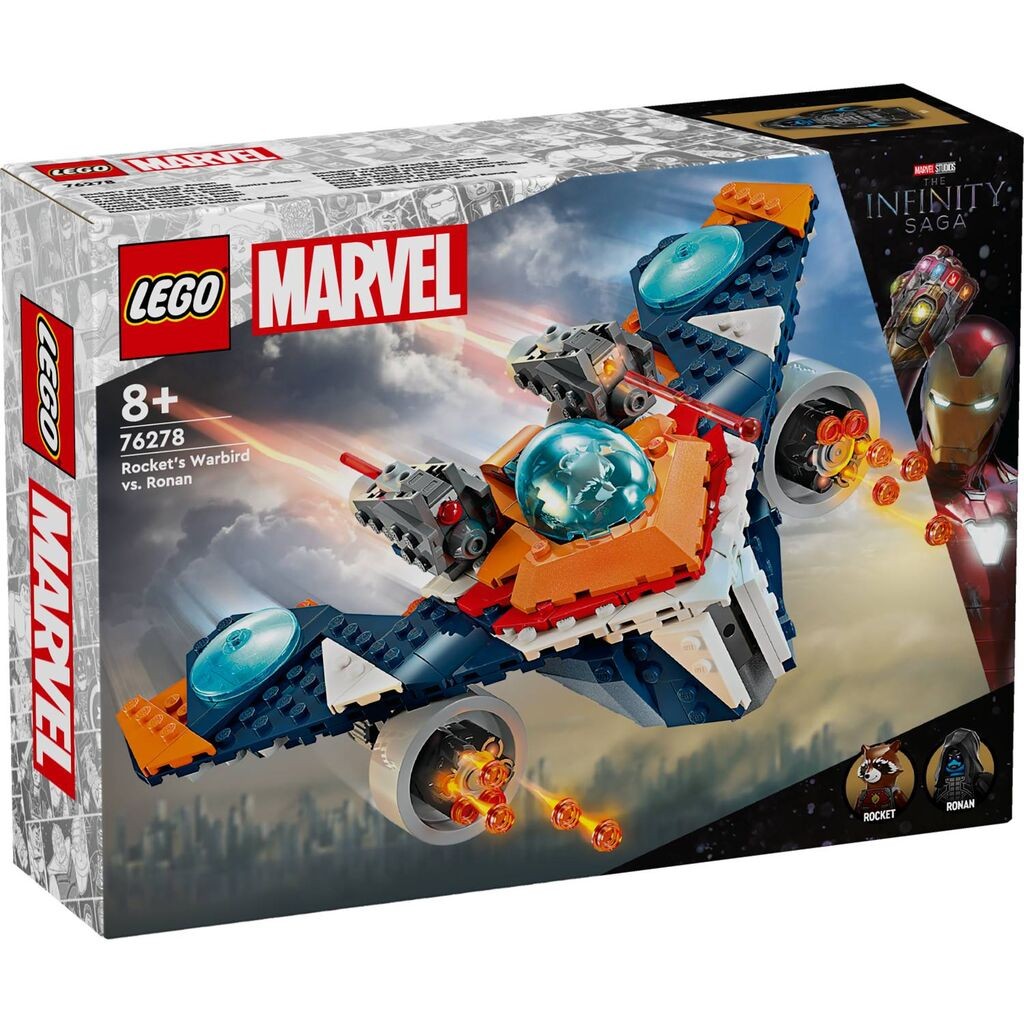 LEGO® Super Heroes 76278 Rocket's Warbird против Ронан