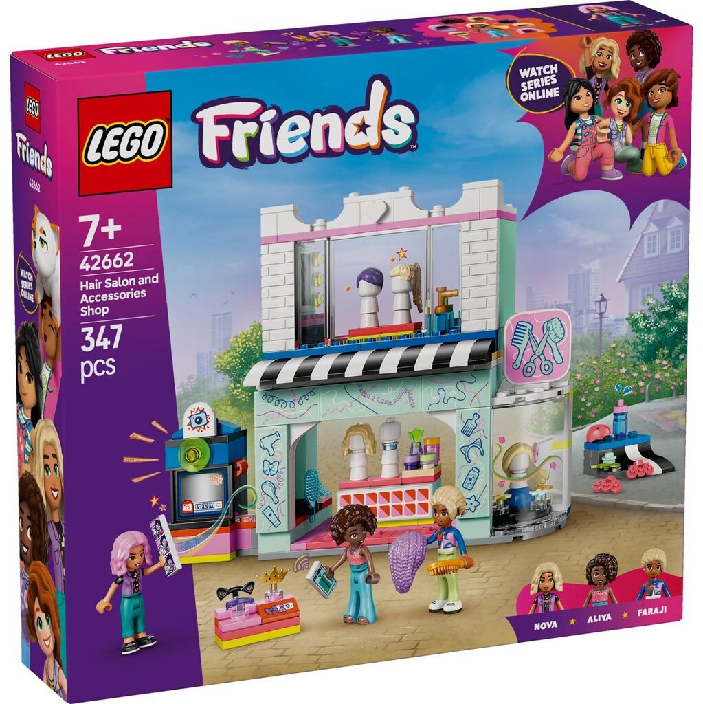 LEGO Friends  Фризерски салон и продавница за додатоци, 42662