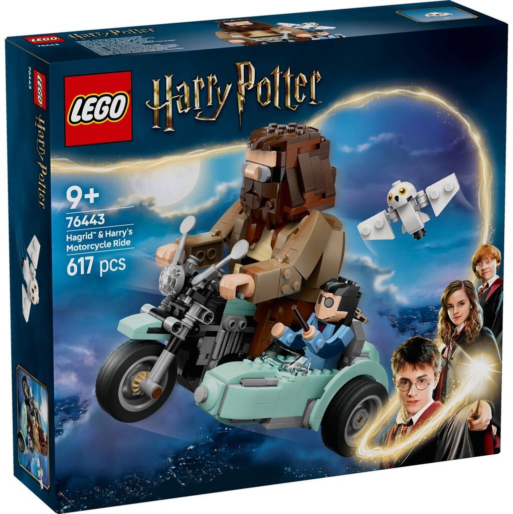 LEGO Harry Potter Хагрид и моторот на Хари 76443