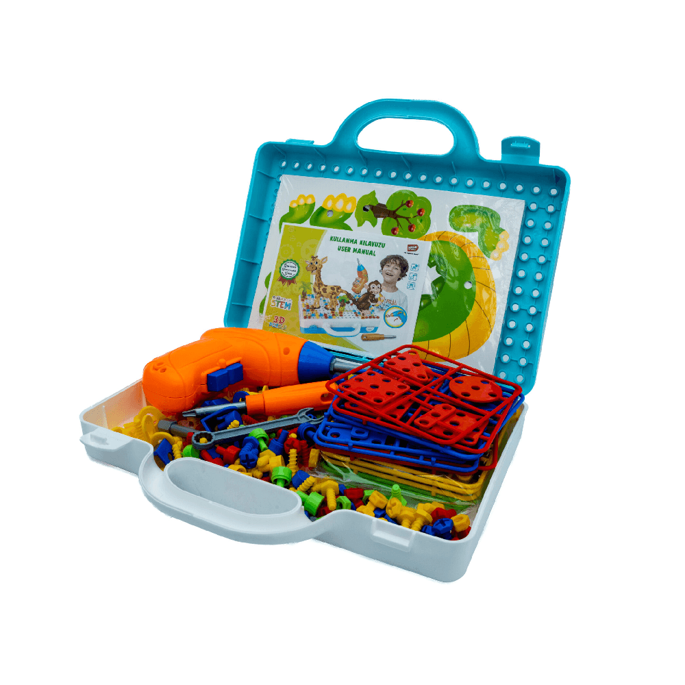 Играчка 3Д Сложувалка Со Пиштол Урт014-001