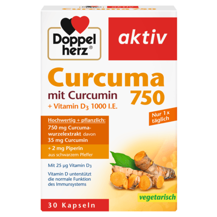 DOPPEL HERZ Куркума x30 капсули