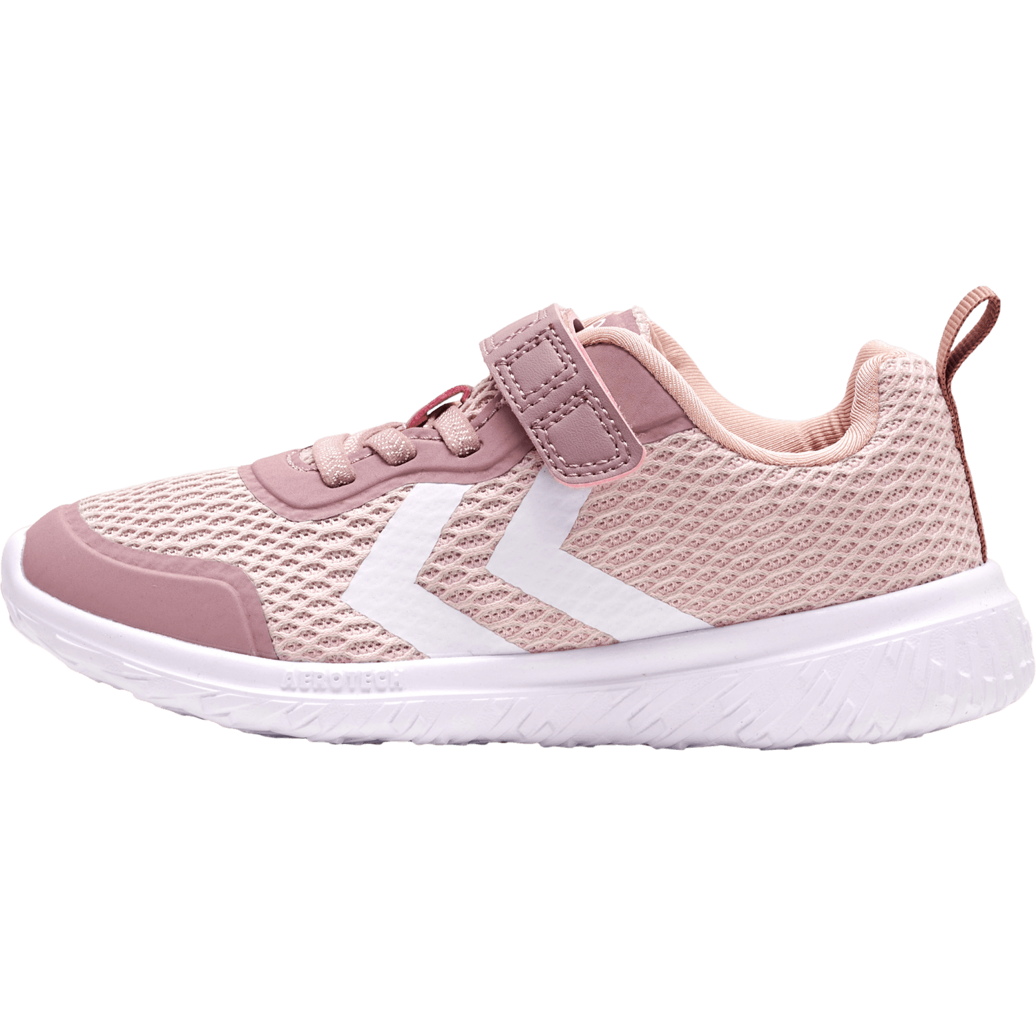 Патики Hummel за девојчиња Actus recycled jr, розева - бела