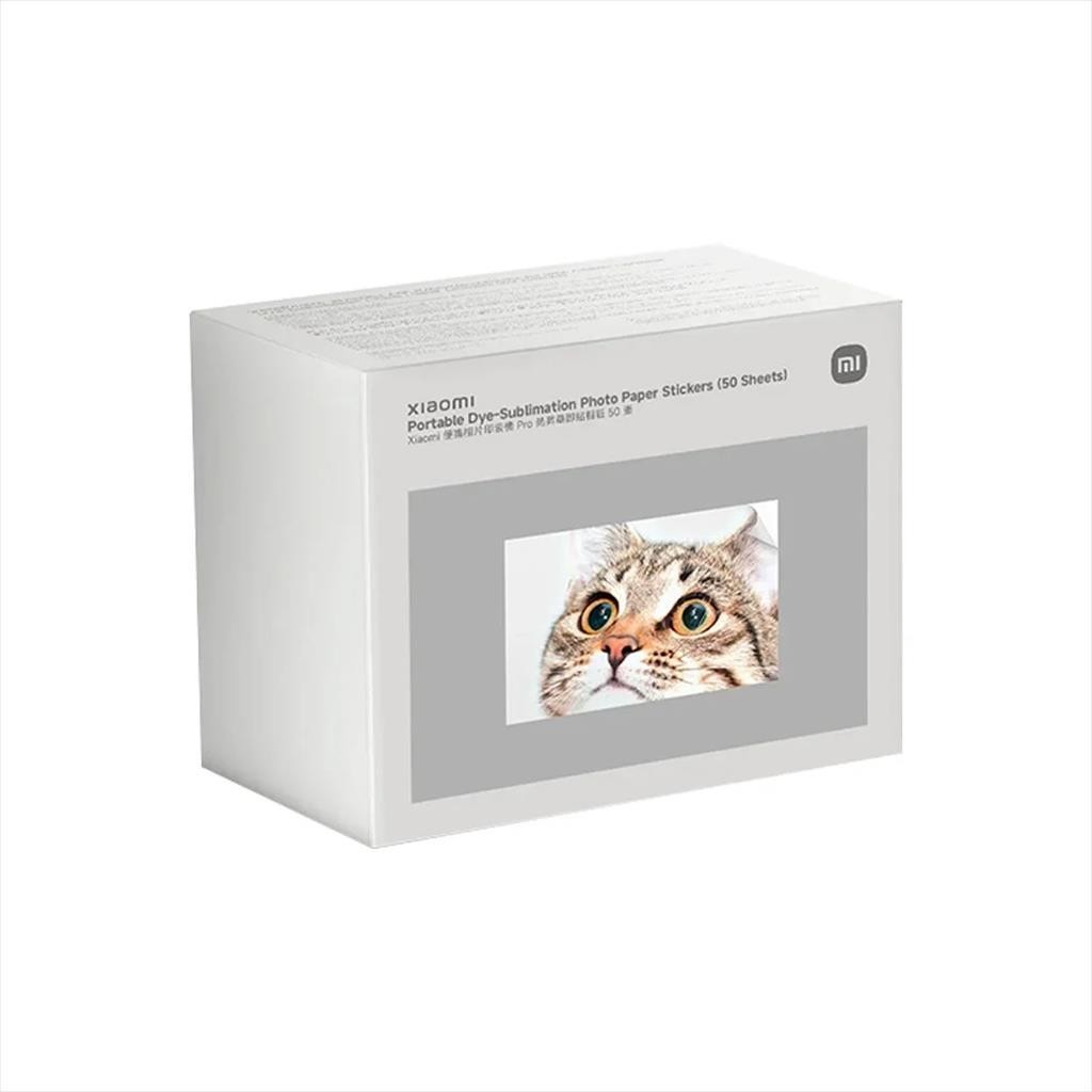 Xiaomi Фото Хартија За Портабилен Печатач Mi Stickers 2x3 50 Листа Со Кертриџ