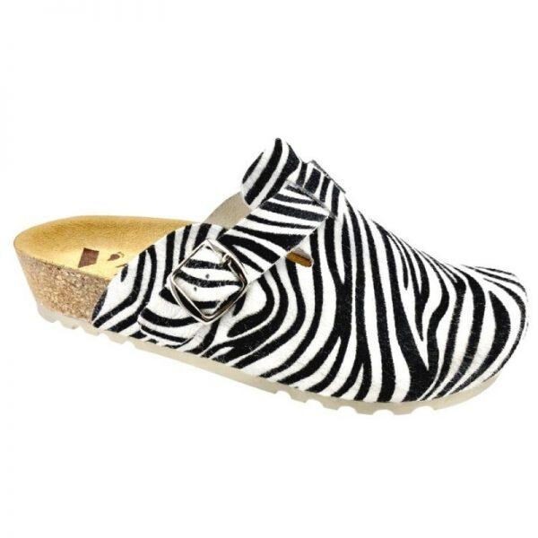 Анатомски собни папучи Como, Зебра