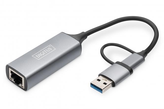 Digitus USB3.0/USB C 3.1 кон 2.5G Ethernet адаптер