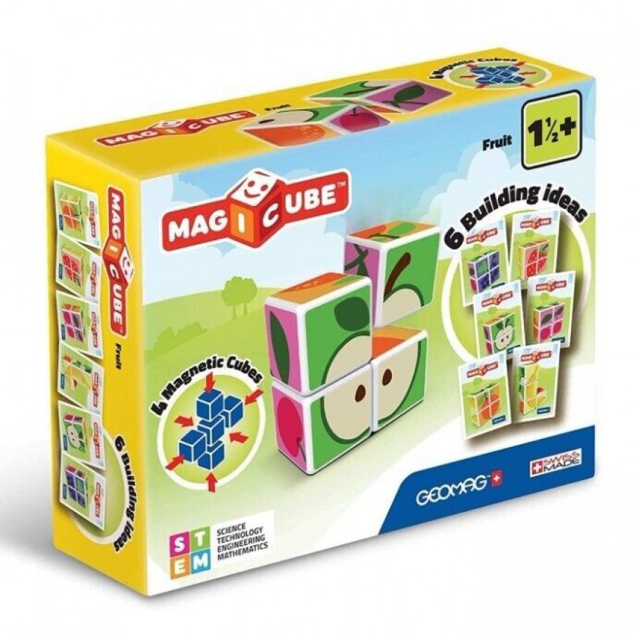 GEOMAG Коцки MAGICUBE FRUIT + CARDS 7