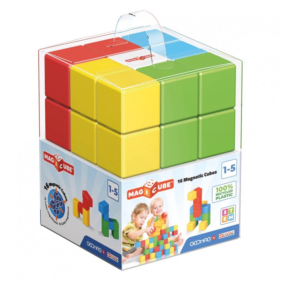 GEOMAG Коцки MAGICUBE RECYCLED CRYSTAL 16