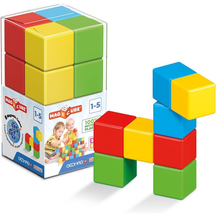 GEOMAG Коцки MAGICUBE RECYCLED CRYSTAL 8