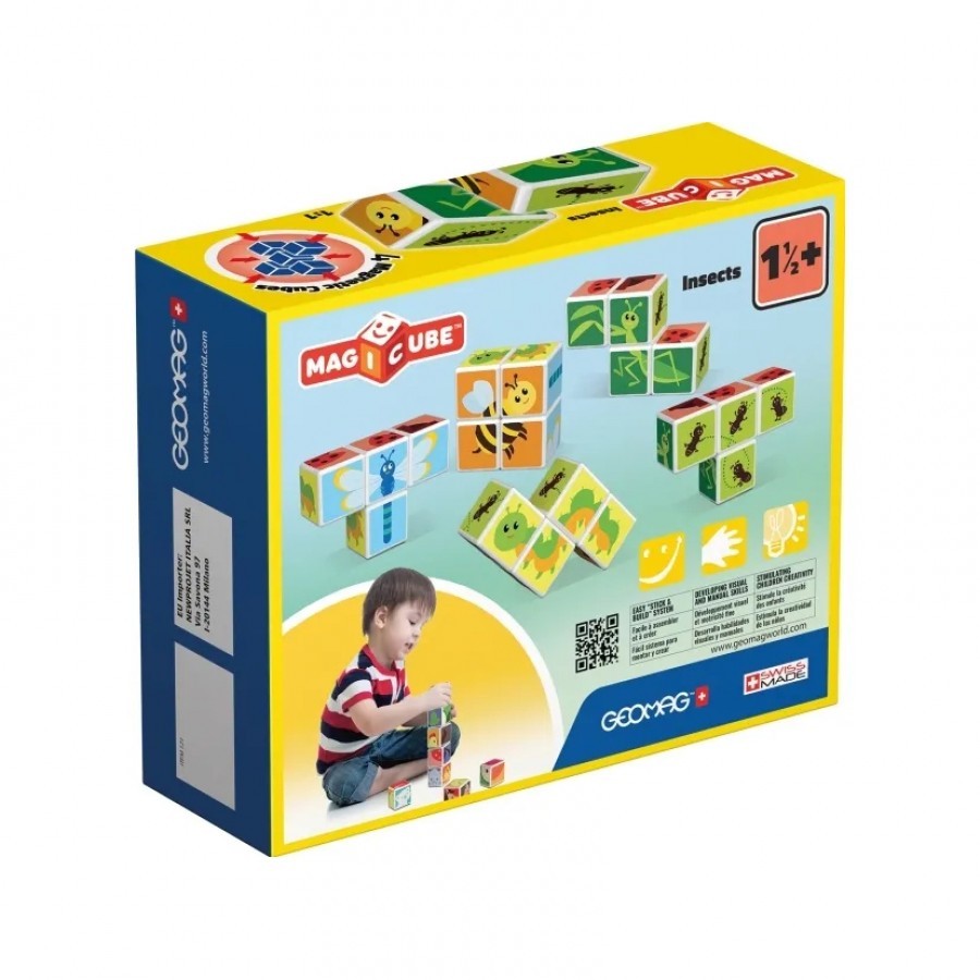 GEOMAG Коцки MAGICUBE INSECTS + CARDS 7