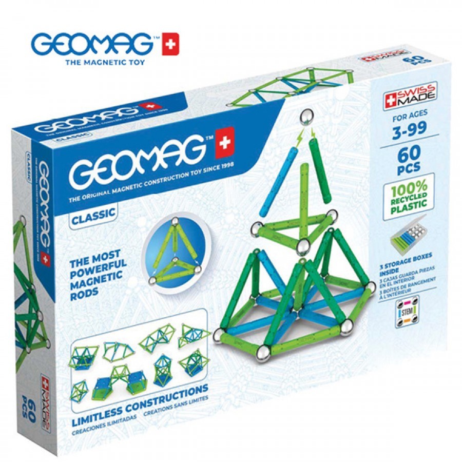 GEOMAG Коцки CLASSIC RECYCLED 60