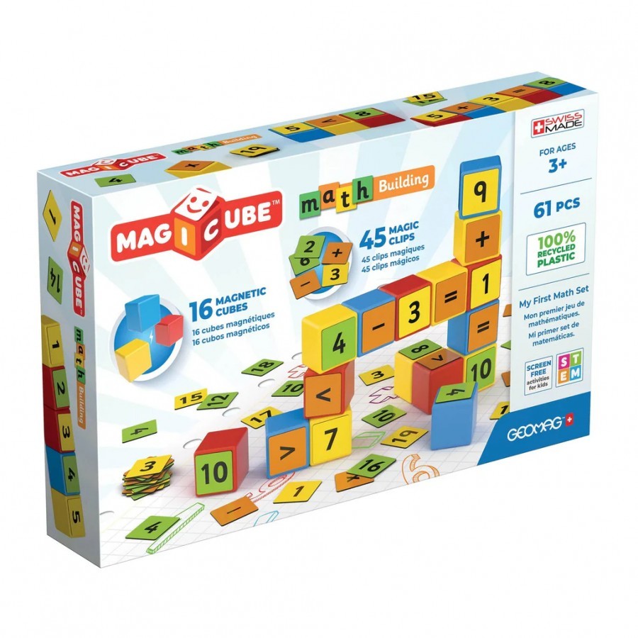 GEOMAG Коцки MAGICUBE MATH BUILDING CLIPS 61