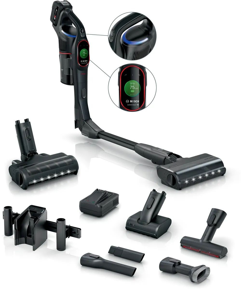 Bosch Правосмукалка за стапче Unlimited 10 ProPower BCS1051POW, црна