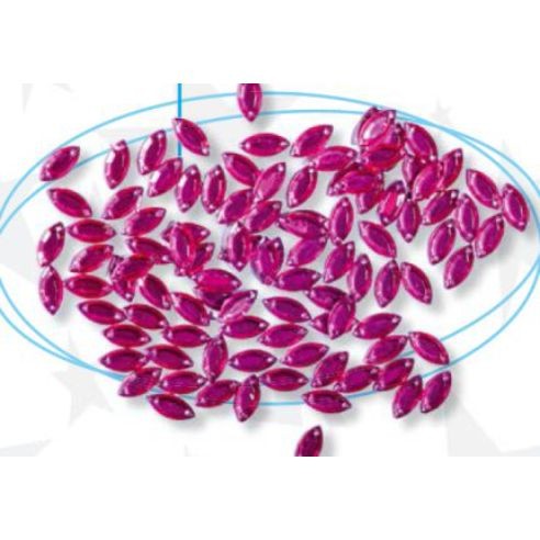 STATOVAC Циркони, Овални, 10мм, 1/100, 137559, Розева