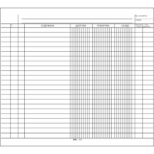 Картица Фк 11