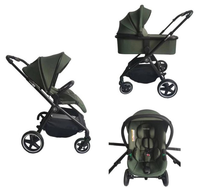 FreeON Zack Количка 3 во 1 со Додатна Торба