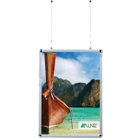 ALNIZ Рамка Алуминиумска , Двострана, А4, , Cn32Gnda4A, 210*297мм