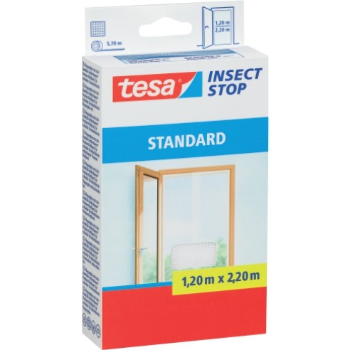 TESA Мрежа, За Врати, 1/2, 0.65*2.2м, , Insect Stop, 55679-00021-02, Црна