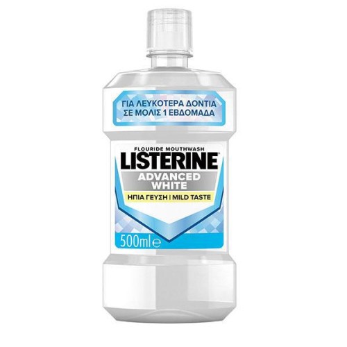LISTERINE Mouthwash Adv White Mild, 500 мл