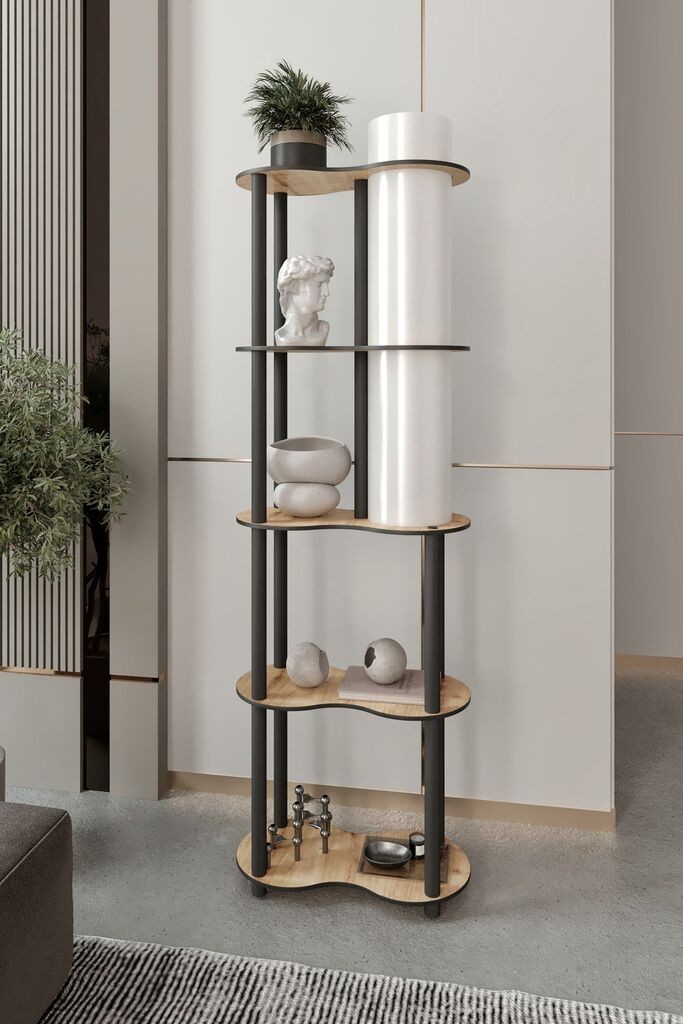 Подна ламба Opviq KS-11110, 17x140 см, IP20, беж-црна