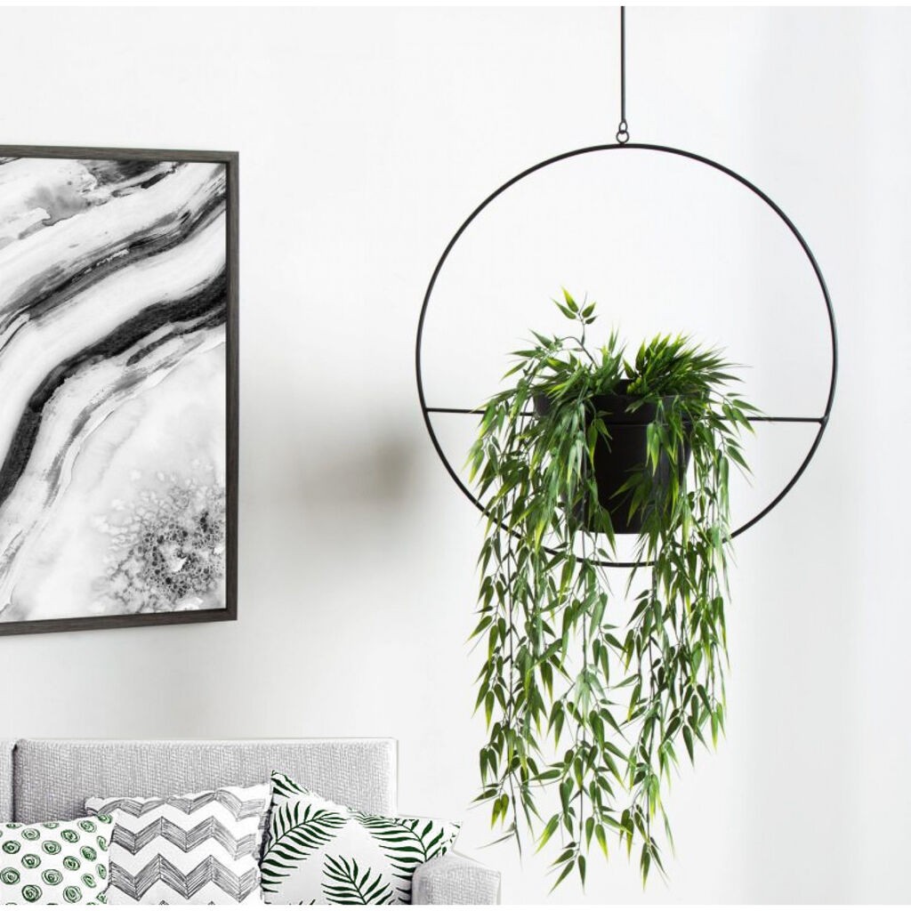 Садник за дизајн Aberto SEH-4559, 25x25x25 см, црна