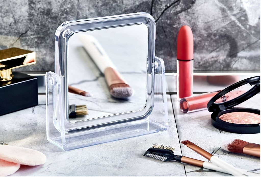 Огледало за шминкање Aberto Design FT-071, 13,2x3,5x13,5 см