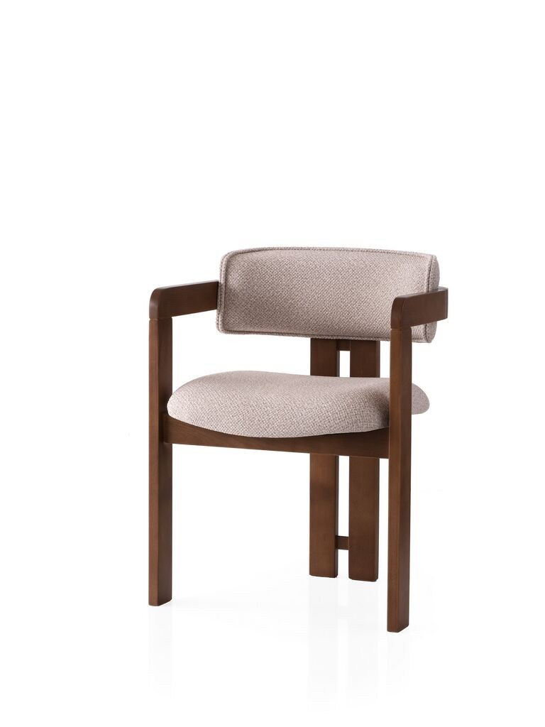 Hanah Home Chair Cozy-048, 57x76x44 см, боја на орев