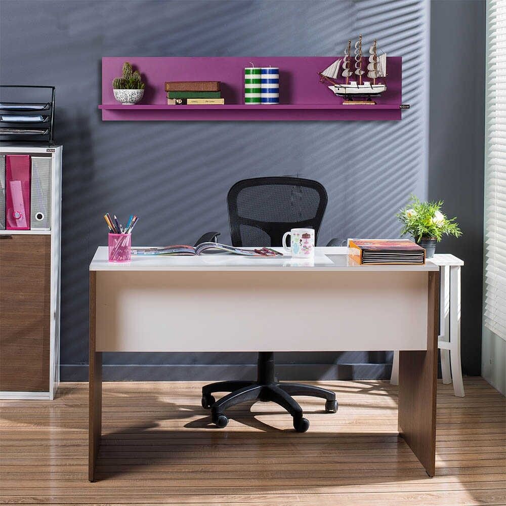 Dzидна полица Hanah Home Raf-11-Uu-1, 120x25x20 см, виолетова