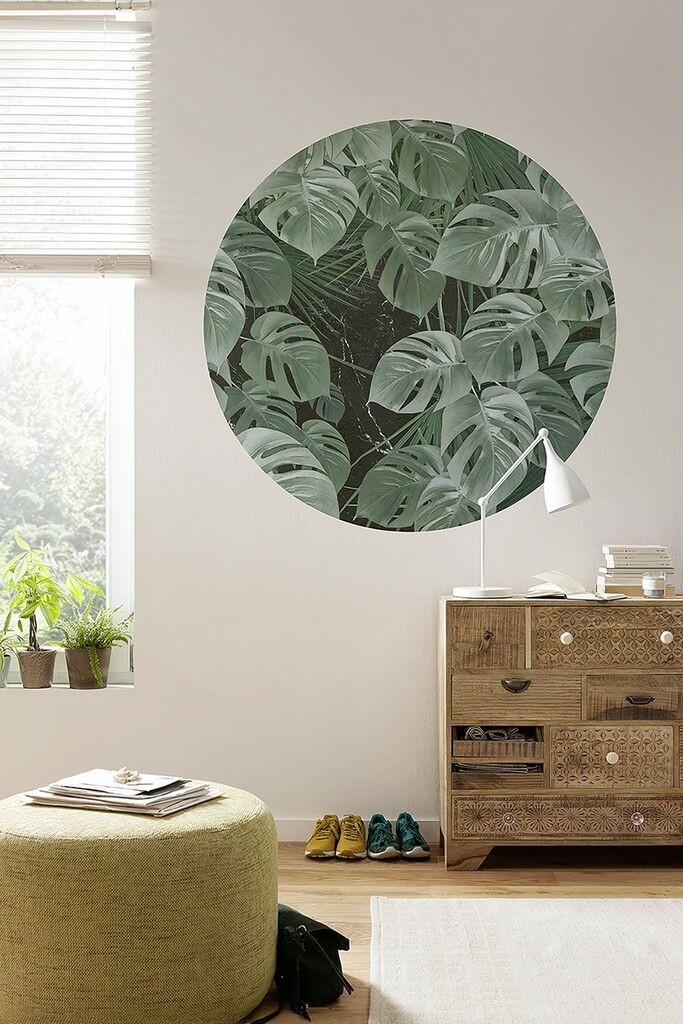 Налепница за dzид Wallity ERSYSTCKR5, 78x78 см, зелена