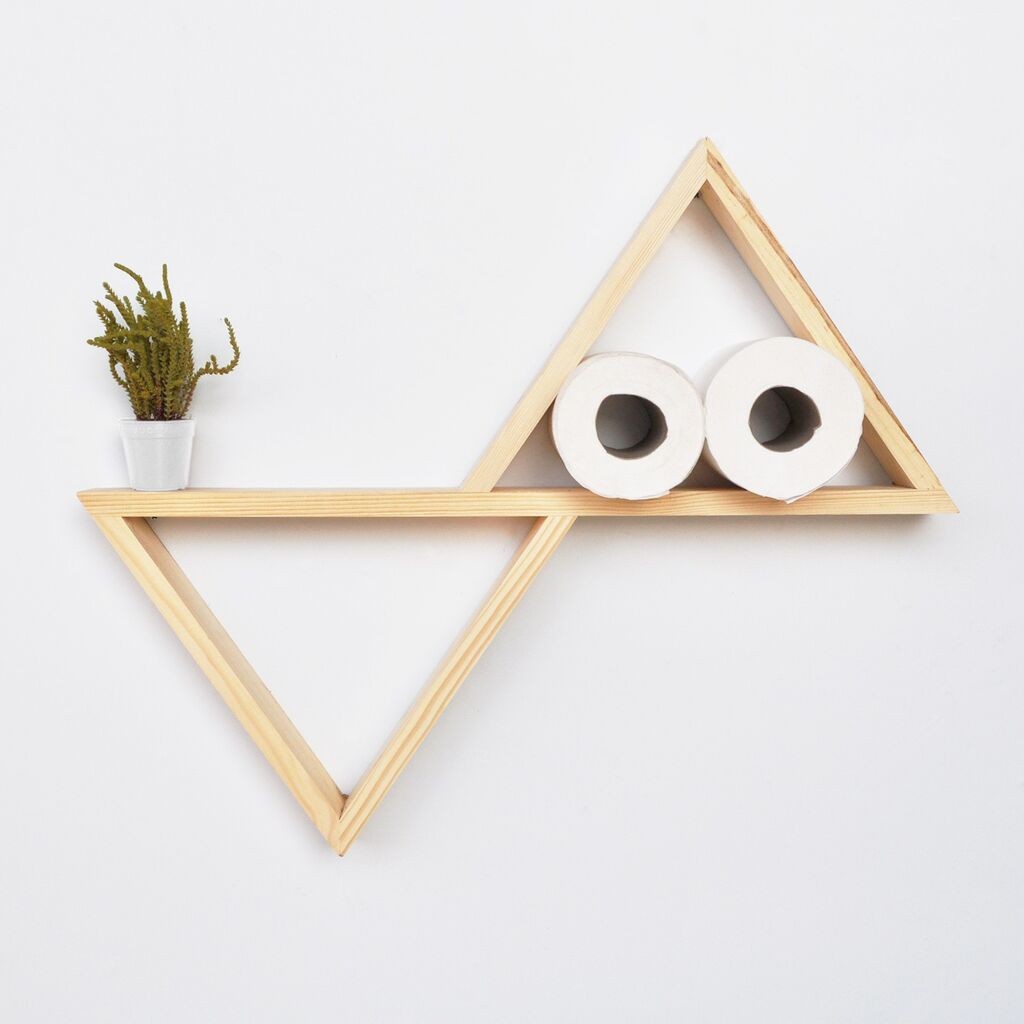 Hanah Home dzидна полица Aa005, 55x50x9 см, даб