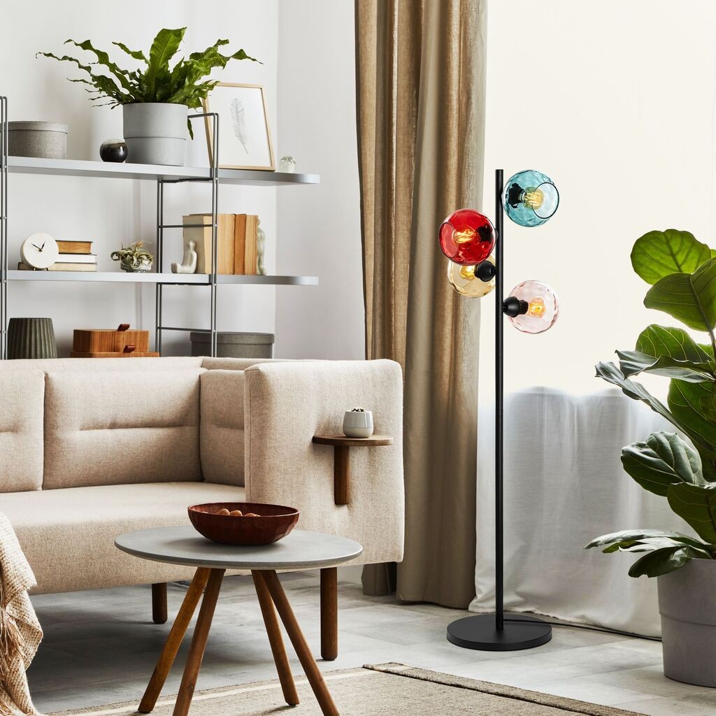 Подна ламба Opviq Benek-15-14536, 36x36x135 см, IP20, Шарена