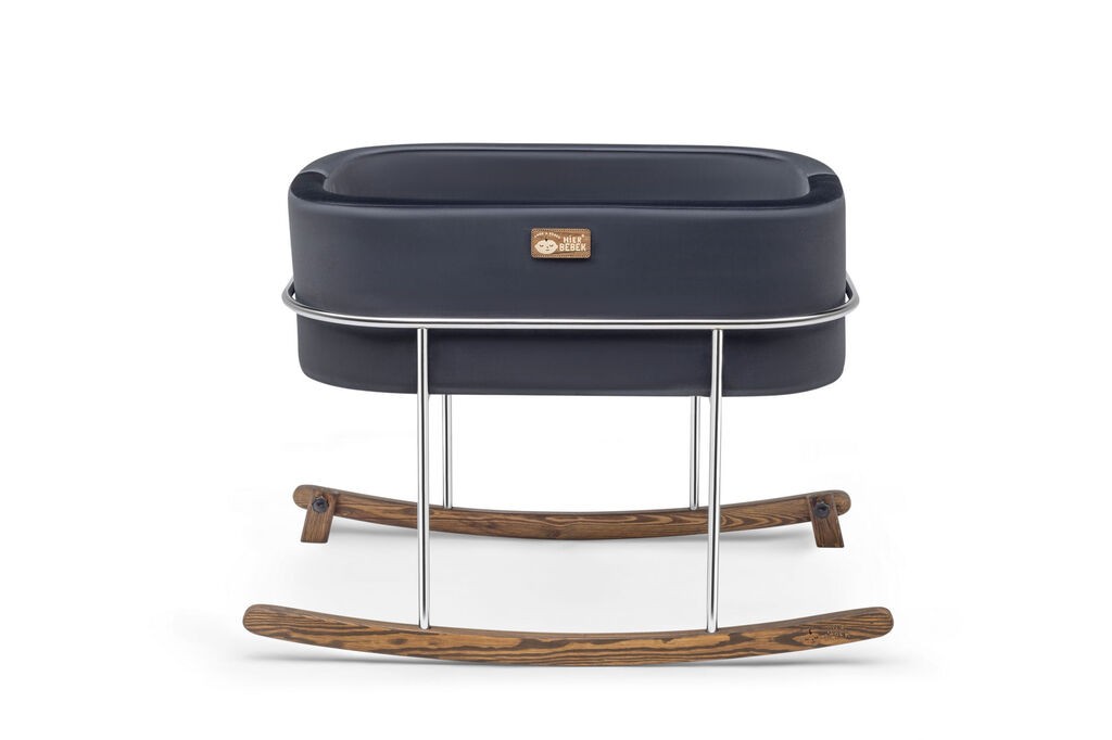 Лулка за дом Hanah Home Hier Metal, 90x70x58 см, црна и сребрена боја