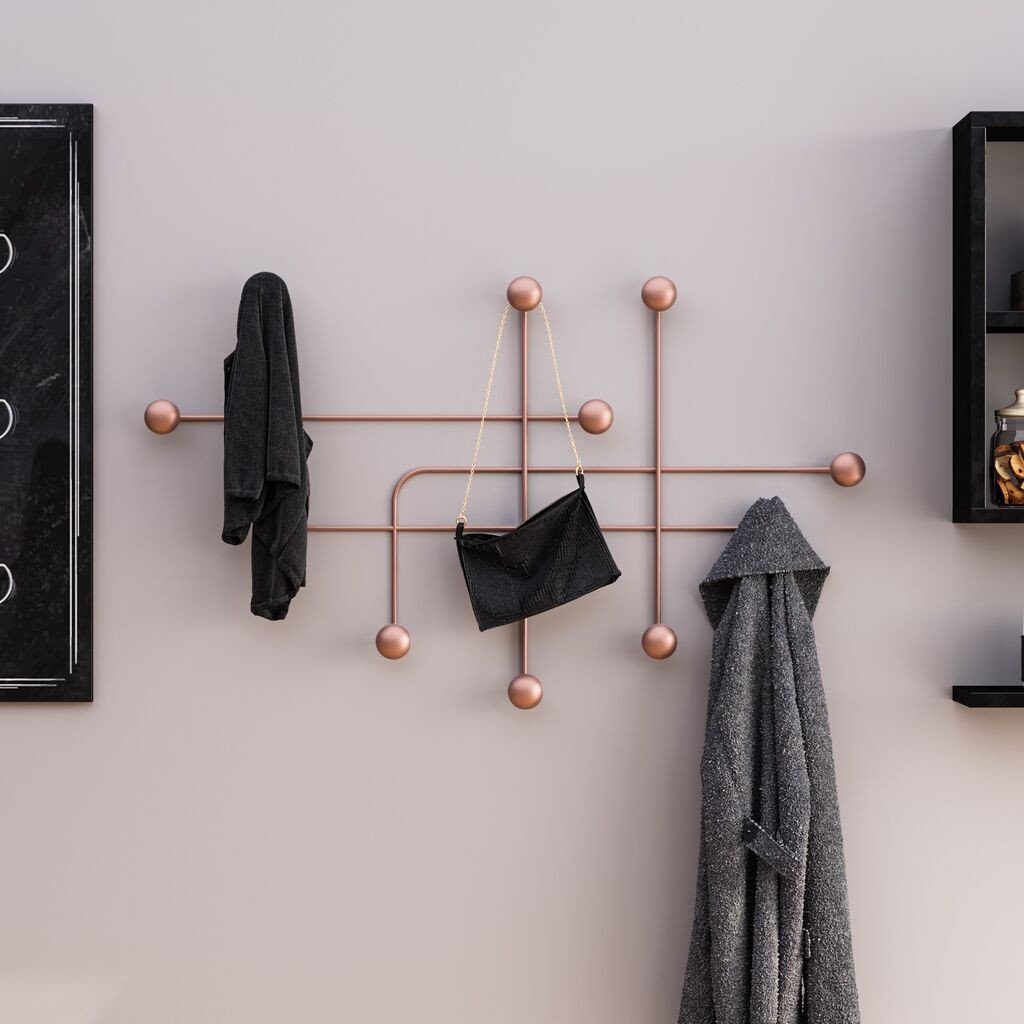 Закачалка за dzид Wallity Samara-C, бронзена боја